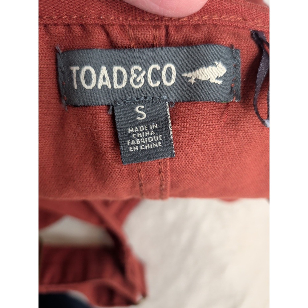 Toad and Co - Earthworks Jumper Dress in Rust Red - Picture 4 of 7